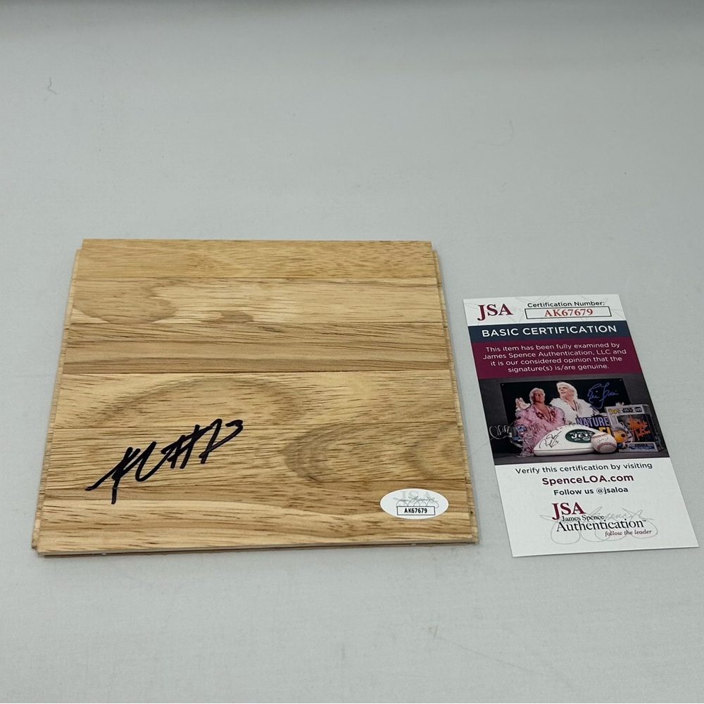 Kira Lewis signed 6x6 Floor Alabama‎ Crimson Tide Utah Jazz JSA COA